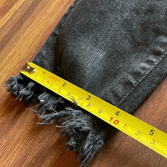 3x1 Black High Rise Skinny Jeans Raw Hem size 23 - Picture 13 of 13